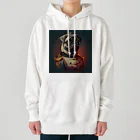 素敵ショップの将軍パグ Heavyweight Hoodie