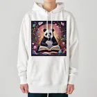 pandownloadの魔法の本を読むパンダ Heavyweight Hoodie