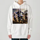 Bikers' Galleryのダートマスターズ：究極のモトクロスチャレンジ Heavyweight Hoodie