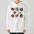 Mellow-SkyのSweets love girl〜ステッカーデザイン〜 Heavyweight Hoodie