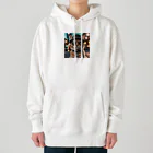 YUYUYのグラサンネコちゃん Heavyweight Hoodie