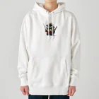 dai-k_1977のかわいい亀侍 Heavyweight Hoodie