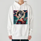 Mr_Geishaの月夜の芸者(Geisya of moon night) Heavyweight Hoodie