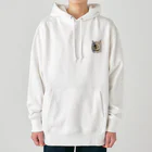 猫島のじかんのたまらない島猫のどアップ顔グッズ① Heavyweight Hoodie