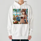 かるるんショップの海と南国と水着と　夏休み Heavyweight Hoodie