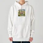 Rei_sellの駆けるキツネ Heavyweight Hoodie