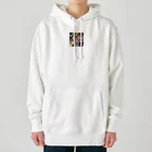 sports_thanksのかわいい少女のサッカーイラスト Heavyweight Hoodie