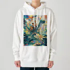 AQUAMETAVERSEの恐竜とジヤングル探検　なでしこ1478 Heavyweight Hoodie