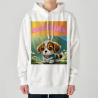 InkCraftsのかわいい子犬 Heavyweight Hoodie