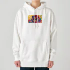 HiroLink's Shopのことわざ物語：鬼に金棒 Heavyweight Hoodie