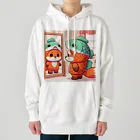 onochan0212の鮭コスプレのキツネ Heavyweight Hoodie