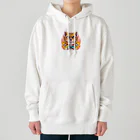 pikapikaの燃える猫マッチョ Heavyweight Hoodie