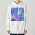 Mafuyuの手描きアートのルミナス手描き水彩画アート Heavyweight Hoodie