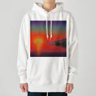 Rパンダ屋の飾れる夕焼けグッズ Heavyweight Hoodie