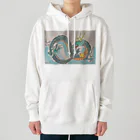 珍獣舎の開運の龍 Heavyweight Hoodie