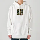 Take-chamaの驚くべき仏像があなたを迎えます。 Heavyweight Hoodie