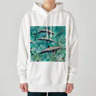 ma_kagawaのハワイのイルカ Heavyweight Hoodie