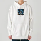 OTIRUBUTUBUTUのライオンロボットvsラプトル Heavyweight Hoodie