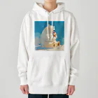 STUDIO OBAKERONのシロクマくんのおやつ Heavyweight Hoodie