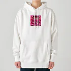 海の幸のホットピンクの海 Heavyweight Hoodie