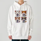 チェリモヤのねこコーラス 05 Heavyweight Hoodie