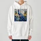 タカヤマ・サイトの錦上添花・孔雀 Heavyweight Hoodie