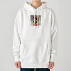 ninja-2pYVlqoB57hLの幸運を呼ぶ黄金の招き猫 Heavyweight Hoodie