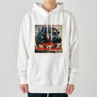 Noah2490のRobots building robots Heavyweight Hoodie