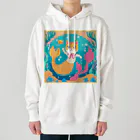 HanaCatStudioのおねがいしマーメイド Heavyweight Hoodie