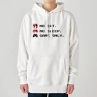 GAME ITEM SHOPのno eat,no sleep,game only Heavyweight Hoodie