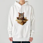 猫の小梅お嬢さんの小梅ちゃん　箱猫 Heavyweight Hoodie