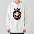 アニマル宮殿の王者ライオン Heavyweight Hoodie