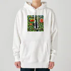 urako77のオニオオハシと薔薇 Heavyweight Hoodie