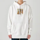 tattat259のカフェでくつろぐ女の子 Heavyweight Hoodie