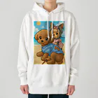 マロンとショコラの大冒険のマロンとショコラの休日リゾート Heavyweight Hoodie