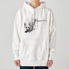 sperz shopの威嚇白猫 Heavyweight Hoodie