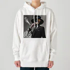 vieのvie BLACK_smoke Heavyweight Hoodie