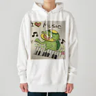 KIYOKA88WONDERLANDのピアノかっぱくん Piano Kappa-kun Heavyweight Hoodie