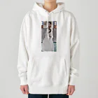 HermannStrasseのクリムトとボアコンストリクター Heavyweight Hoodie