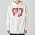 8anna storeの人体のなぞ。ぴかぴかピンクの大腸。 Heavyweight Hoodie