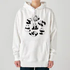 chippokeのころころパンダ（線あり） Heavyweight Hoodie