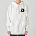 chippokeのころころパンダ（おすわり）小 Heavyweight Hoodie