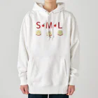 イラスト MONYAAT のML002 SMLTシャツのりんごすたぁ*輪切りのリンゴ Heavyweight Hoodie