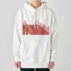 Amiの狐の赤太鼓橋 Heavyweight Hoodie