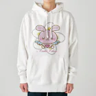 Anela’Eheuの天使のうさぎハピバニちゃん Heavyweight Hoodie