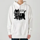 イラスト MONYAAT のやみねこ、ろっぽ Heavyweight Hoodie