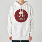 こひつじcoffeeのロゴマーク（ラウンド）/こひつじcoffee Heavyweight Hoodie