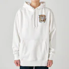 イラスト MONYAAT の食パンくんこげこげっち Heavyweight Hoodie