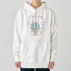 flower87boxのチョコミントアイスとネコちゃん Heavyweight Hoodie