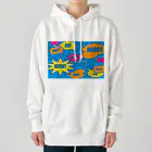 フォーヴァのコミックBLUE Heavyweight Hoodie